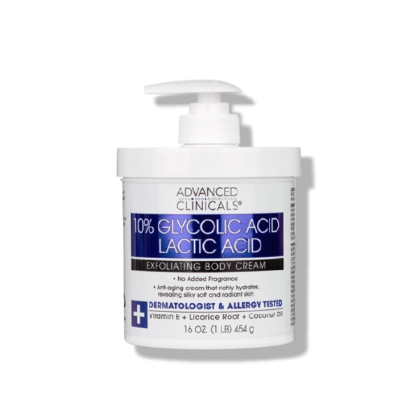 Advanced Clinicals 10% Glycolic Acid +Lactic Acid