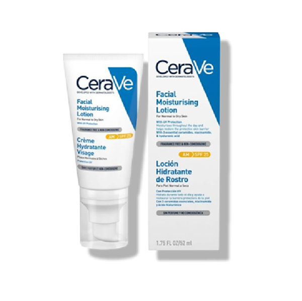 Cerave Facial Moisturizing Lotion Normal To Dry Skin SPF25 52ml