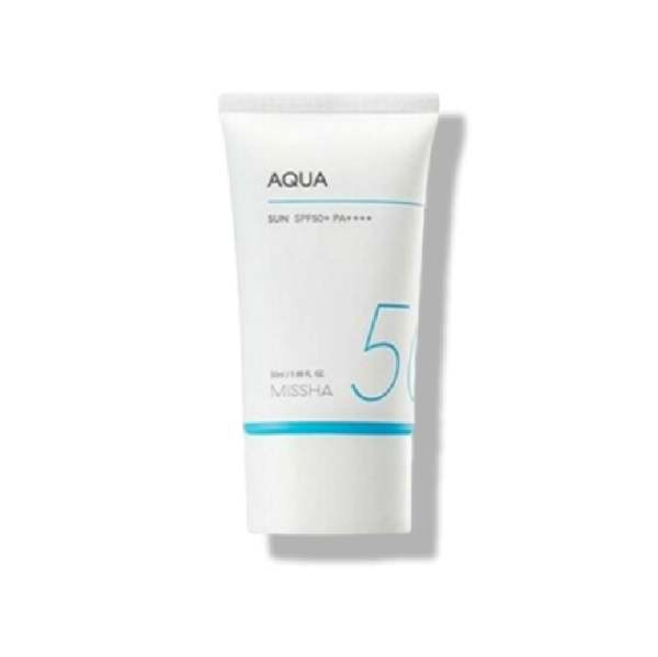 Aqua missha sunscreen SPF50 in 50ml tube