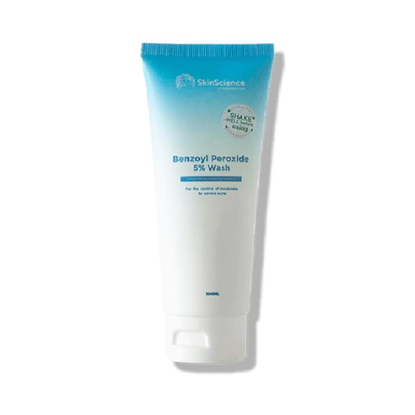 Skin Science Benzoyl Peroxide 5_ Wash in a 100ml tube