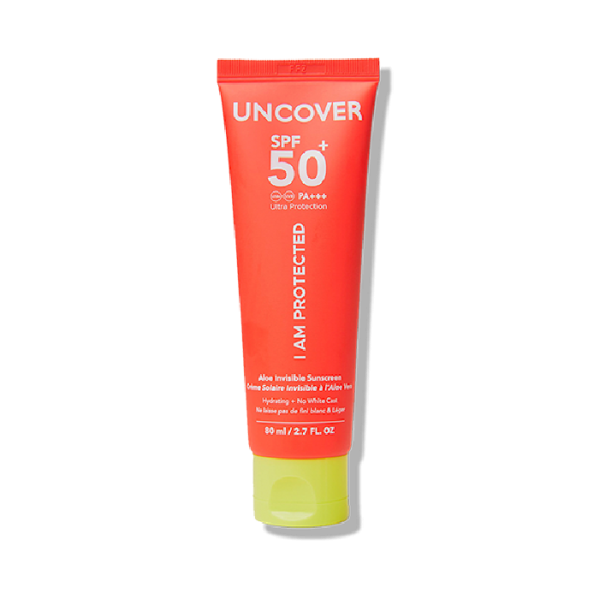 Uncover Invisible Sunscreen SPF 50+ in 80ml tube